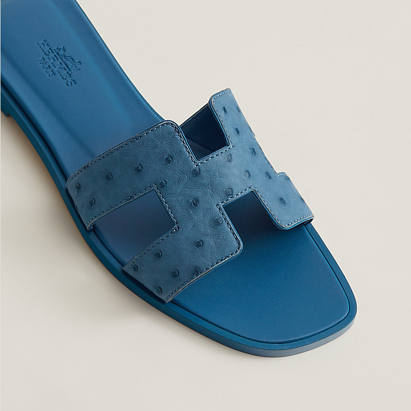 Hermes discount slipper blue